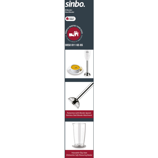 BATIDORA DE MANO 350W PIE INOX Y VASO 700ML image 6