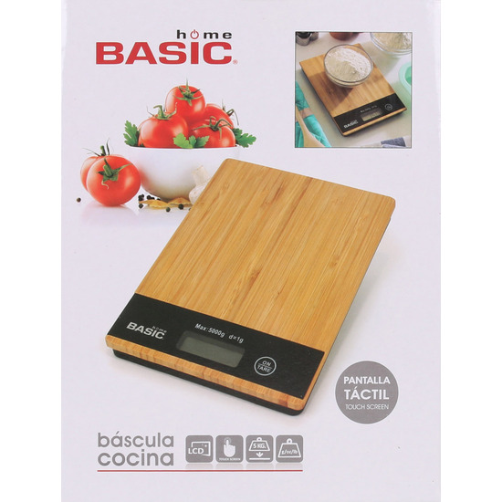 BASCULA COCINA DIGITAL CUAD. BAMBU BASIC H image 3