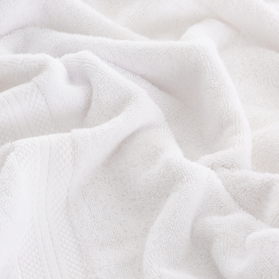 TOALLA 100% ALGODÓN PEINADO 650 GR. WHITE 100X150 image 2