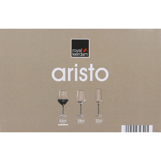 SET 6 COPAS VINO 53CL ARISTO image 3