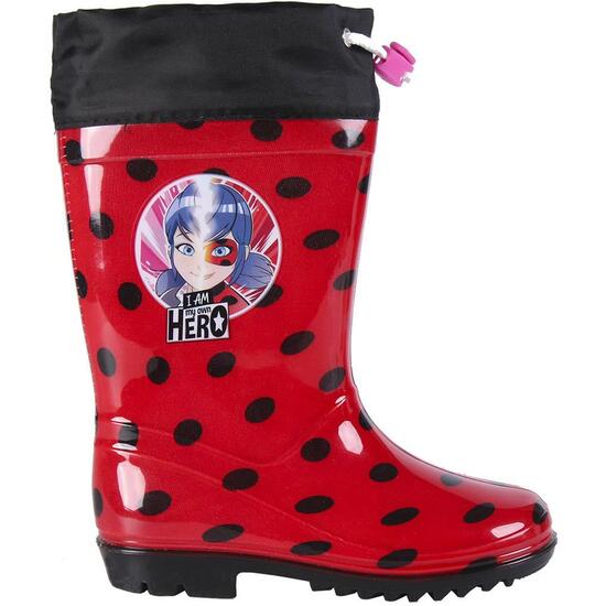 BOTAS LLUVIA PVC LADY BUG RED image 0