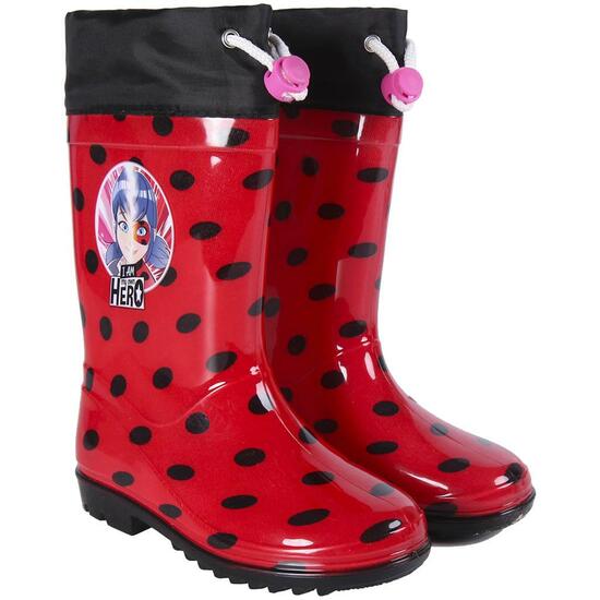 BOTAS LLUVIA PVC LADY BUG RED image 2