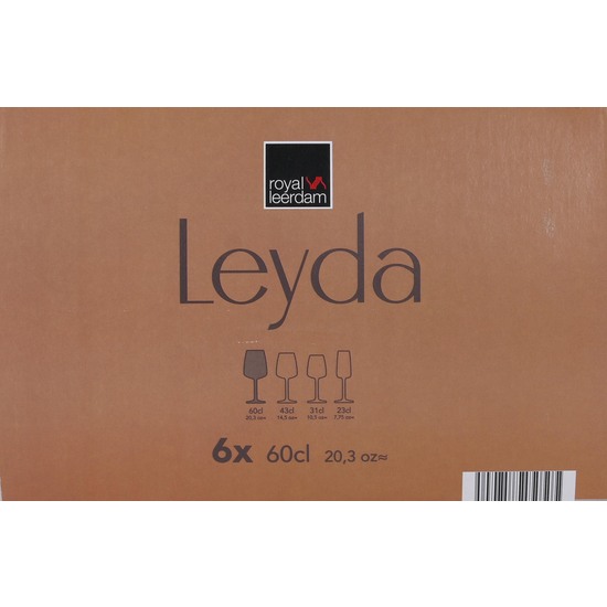 SET 6 COPAS VINO 60CL LEYDA image 3