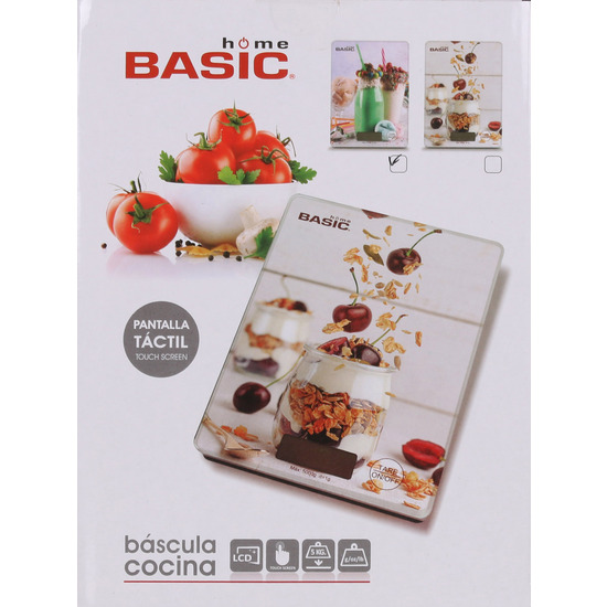 BASCULA COCINA DIGITAL 5KG CUAD.DEC BASIC image 3