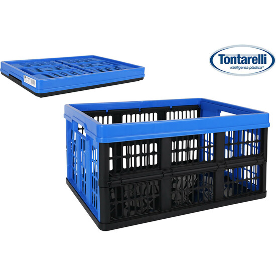 CAJA PLEGABLE 45L53X37X27CM VOILА AZUL image 0