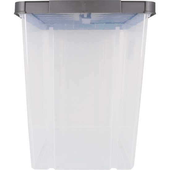 CAJA ALMACENAJE C/TAPA DOBLE 80L DOUBLE TRANSPARENTE/ANTRACITA image 2