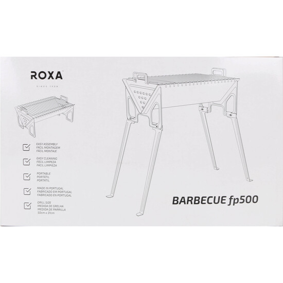 BARBACOA HIERRO 50CM C/PATAS image 1