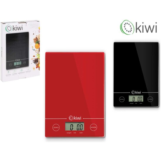 BASCULA COCINA DIGITAL 5KG CUADRADA COLOR image 0