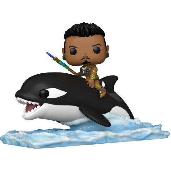 FIGURA POP MARVEL BLACK PANTHER WAKANDA FOREVER NAMOR WITH ORCA image 2