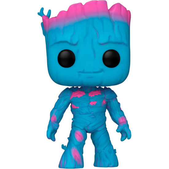 FIGURA POP MARVEL GUARDIANS OF THE GALAXY 3 GROOT BLACK LIGHT EXCLUSIVE 25CM image 1