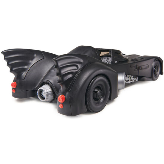 VEHICULO BATMOBILE + FIGURAS FLASH Y BATMAN DC COMICS 10CM image 3