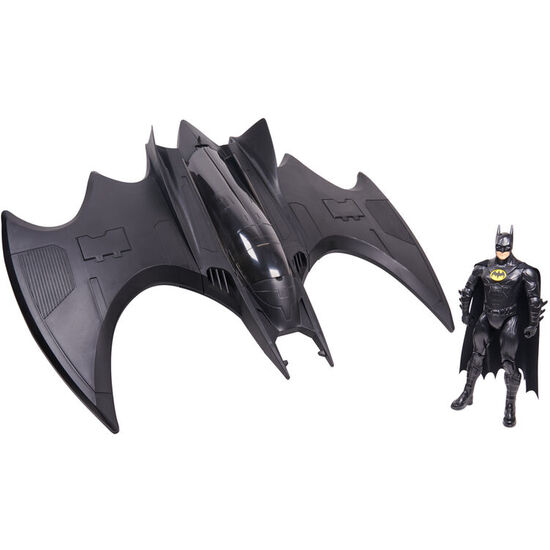 VEHICULO BATWING + BATMAN DC COMICS 30CM image 0