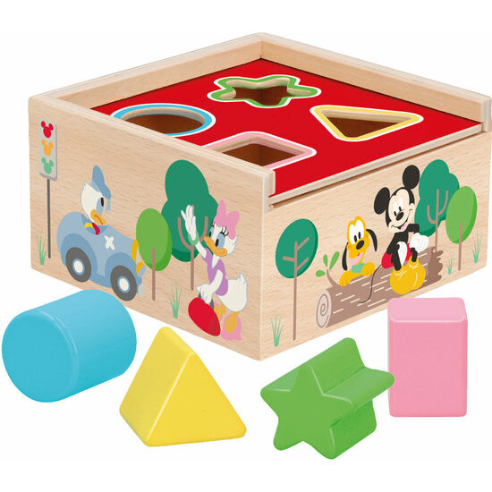 CUBO FORMAS MADERA MICKEY MINNIE DISNEY image 2