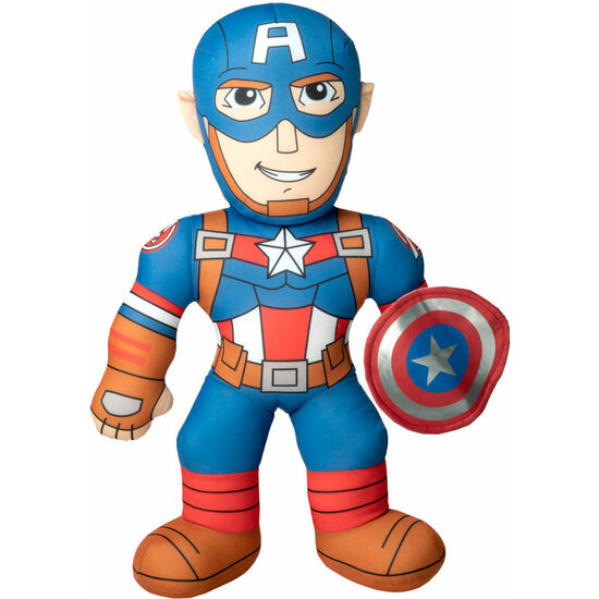 PELUCHE CAPITAN AMERICA MARVEL 38CM SONIDO image 0