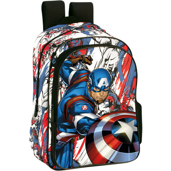 MOCHILA LIMIT CAPITAN AMERICA MARVEL ADAPTABLE 42CM image 0
