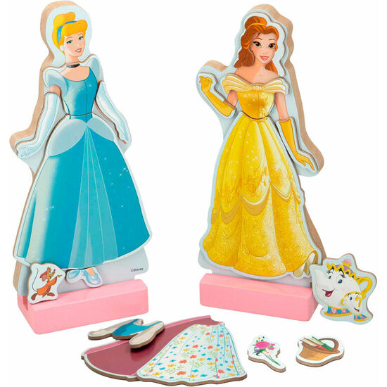 JUEGO MAGNETICO MADERA VESTIDOS PRINCESAS DISNEY image 1