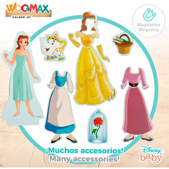 JUEGO MAGNETICO MADERA VESTIDOS PRINCESAS DISNEY image 2