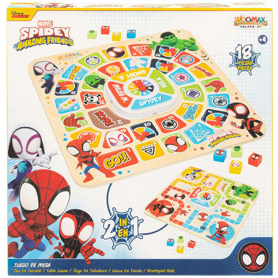 JUEGO MESA MADERA SPIDEY MARVEL image 0