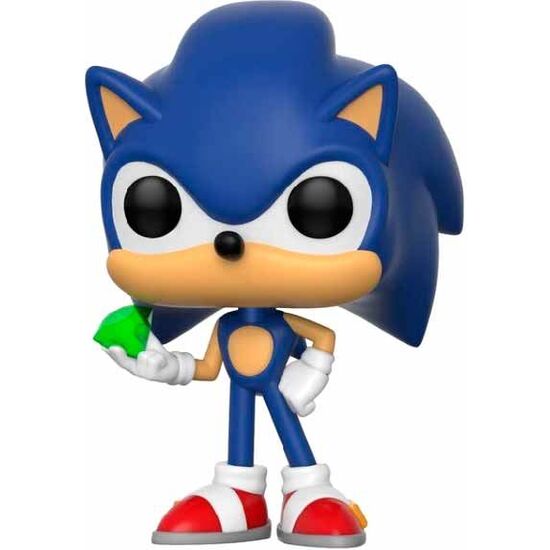 FIGURA POP SONIC WITH EMERALD image 1