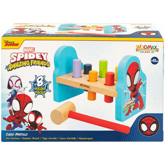 JUEGO MARTILLO MADERA SPIDEY MARVEL image 0