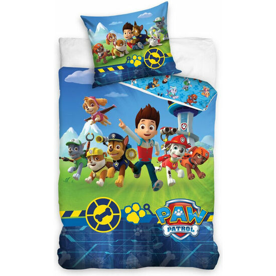 FUNDA NORDICA PATRULLA CANINA PAW PATROL CAMA 90CM MICROFIBRA image 0