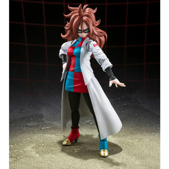 FIGURA SH FIGUARTS ANDROIDE 21 LAB COAT DRAGON BALL FIGHTERZ 15CM image 1