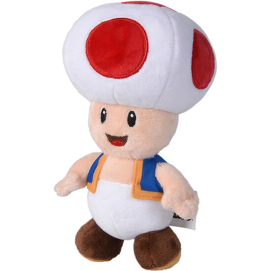 PELUCHE TOAD SUPER MARIO NINTENDO 20CM image 0