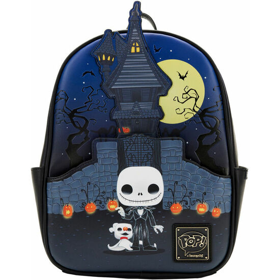 MOCHILA JACK SKELLINGTON PESADILLA ANTES DE NAVIDAD DISNEY LOUNGEFLY 30CM image 0