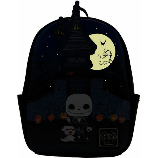 MOCHILA JACK SKELLINGTON PESADILLA ANTES DE NAVIDAD DISNEY LOUNGEFLY 30CM image 1