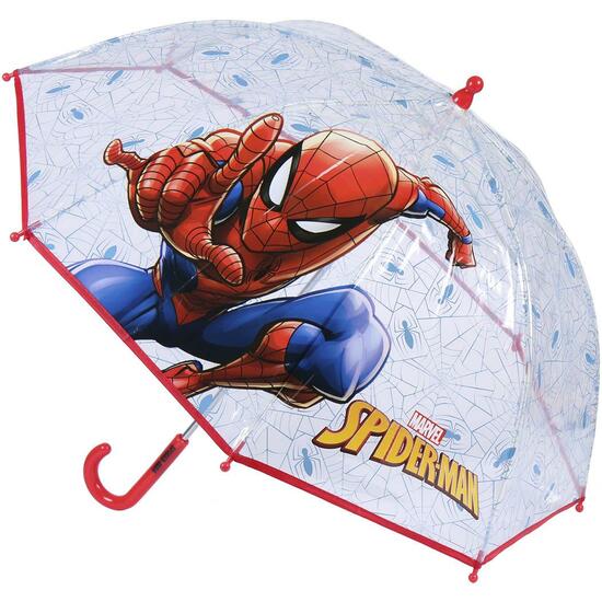 PARAGUAS MANUAL POE BURBUJA SPIDERMAN BLUE image 0