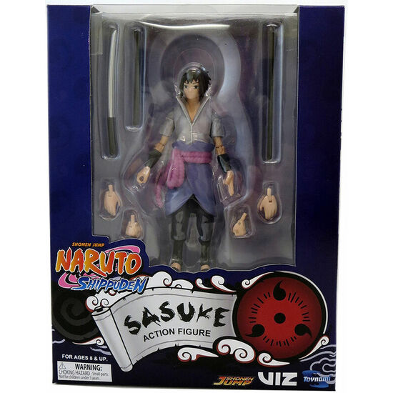 FIGURA SASUKE UCHIHA SERIES 2 NARUTO SHIPPUDEN 10CM image 1