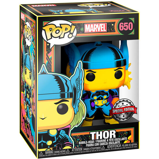 FIGURA POP MARVEL THOR BLACK LIGHT EXCLUSIVE image 0