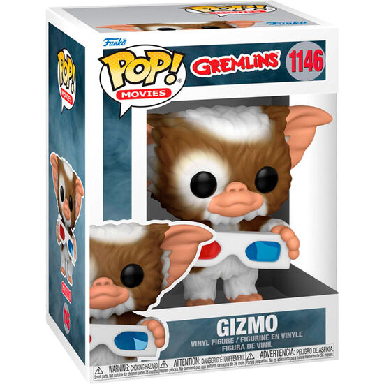 FIGURA POP GREMLINS GIZMO WITH 3D GLASSES image 0