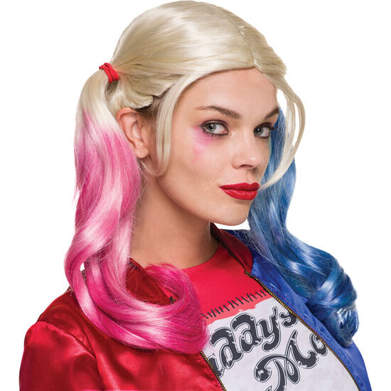 PELUCA HARLEY QUINN DC COMICS ADULTO image 0