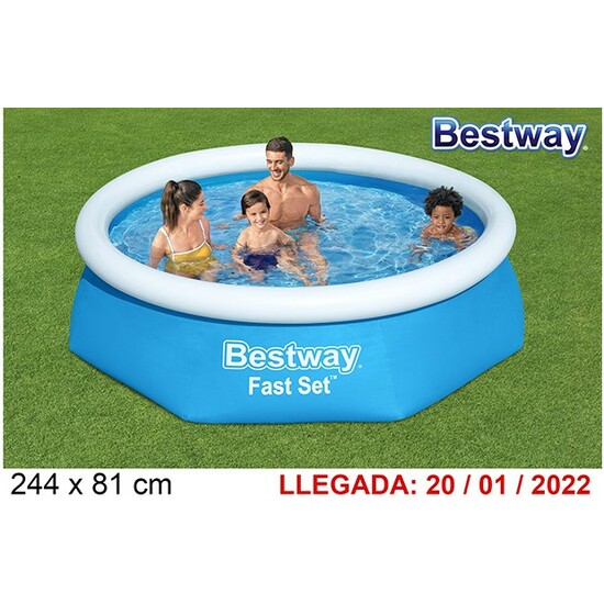 PISCINA REDONDO ARO INFLABLE 244X81CM image 0