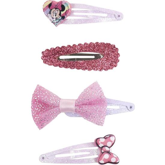 ACCESORIOS PELO CLIPS 4 PIEZAS MINNIE image 1