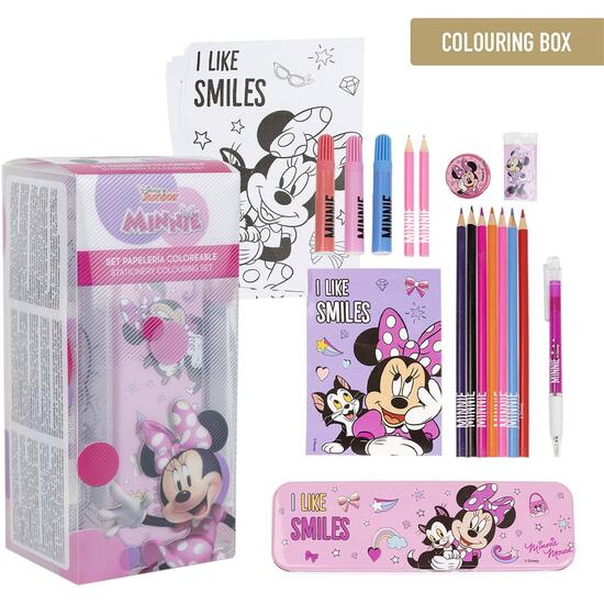 SET PAPELERÍA COLOREABLE MINNIE image 0