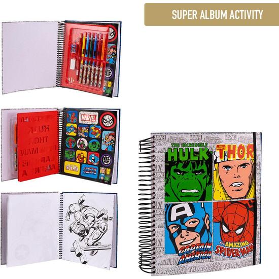 ALBUM ACTIVIDADES COLOREABLE MARVEL image 0