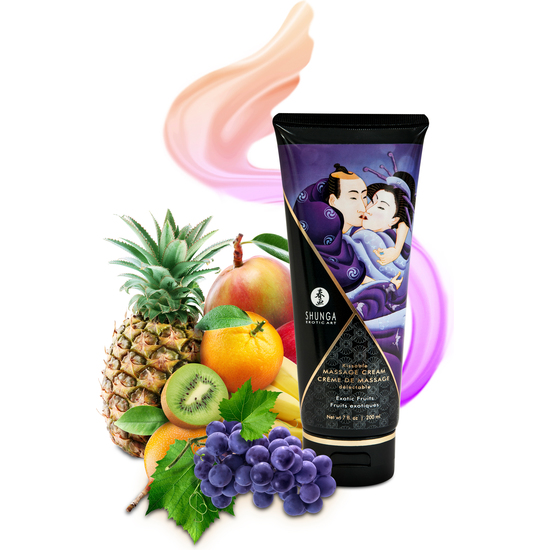 SHUNGA MASSAGE CREAM EXOTIC FRUIT 200 ML image 1