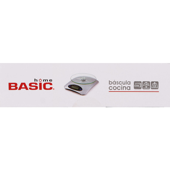 BASCULA COCINA DIGITAL 5KG BASIC HOME image 3