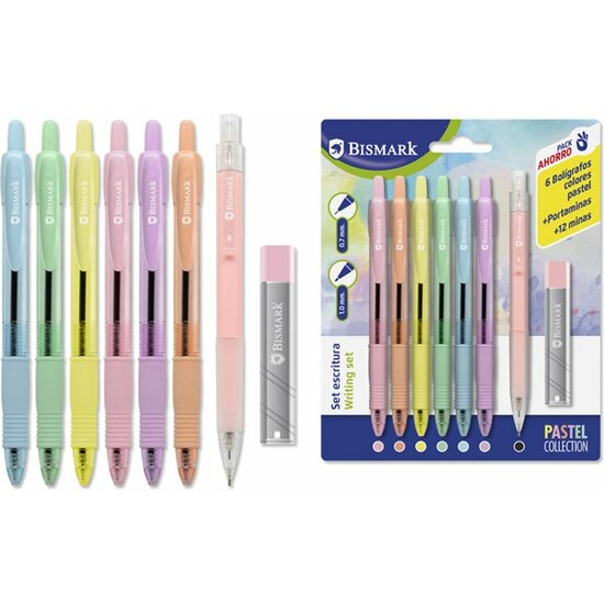 PACK AHORRO SET ESCRITURA 6 BOLIGRAFOS + PORTAMINAS image 0