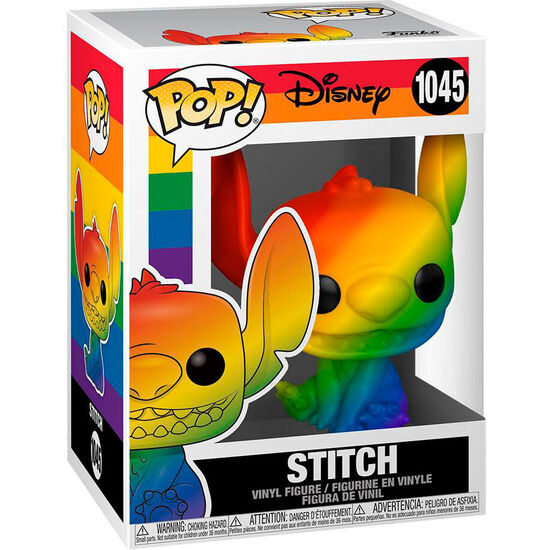 FIGURA POP DISNEY PRIDE STITCH RAINBOW image 1