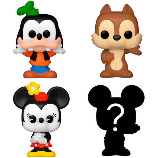 BLISTER 4 FIGURAS BITTY POP DISNEY GOOFY image 1