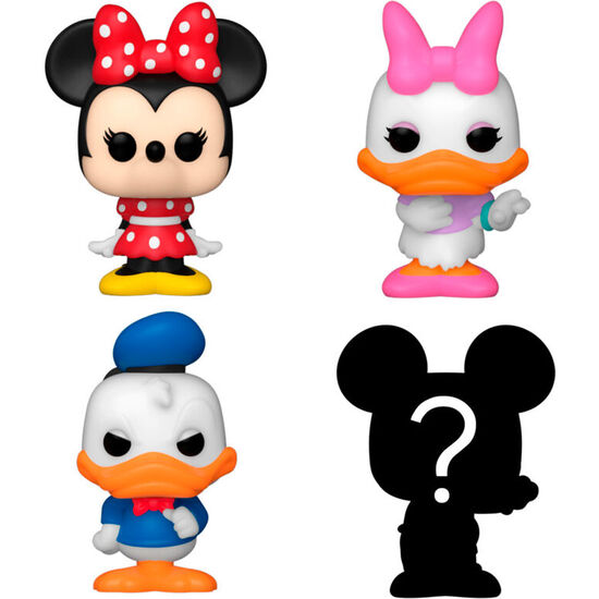 BLISTER 4 FIGURAS BITTY POP DISNEY MINNIE image 1