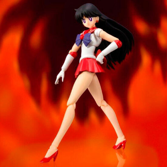 FIGURA SAILOR MARS ANIMATION COLOR EDITION SAILOR MOON 14CM image 0