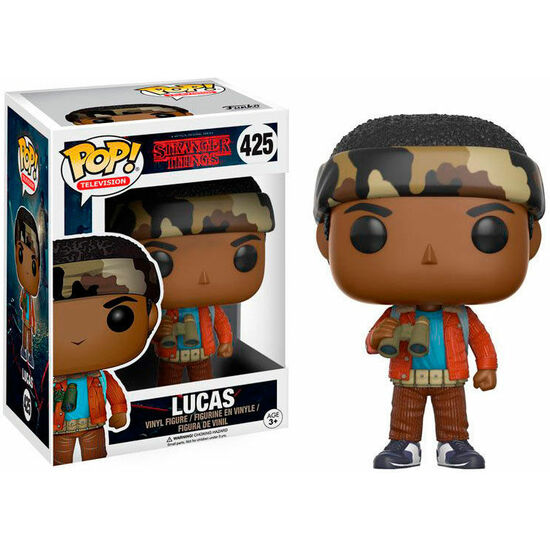 FIGURA POP STRANGER THINGS LUCAS WITH BINOCULARS image 0