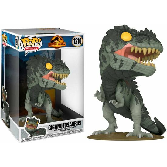 FIGURA POP JURASSIC WORLD 3 GIGANOTOSAURUS image 0