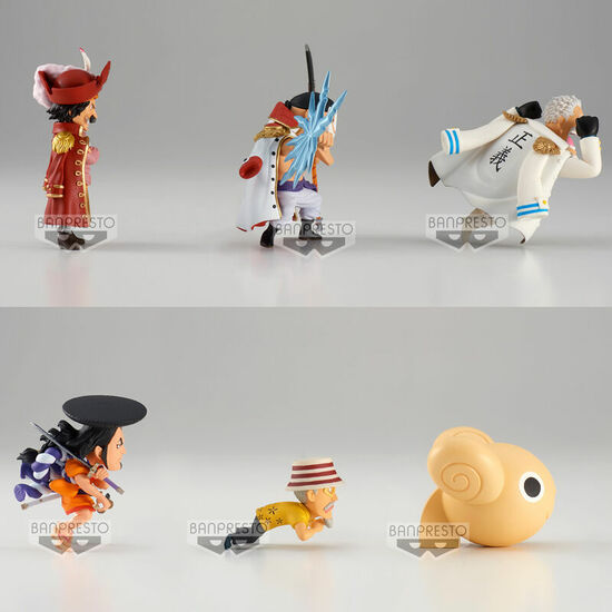 PACK 12 FIGURAS WORLD COLLECTABLE LANDSCAPES VOL.10 THE GREAT PIRATES 100 ONE PIECE 7CM SURTIDO image 1