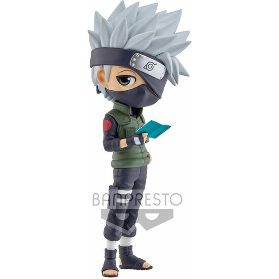 FIGURA HATAKE KAKASHI VER. A NARUTO SHIPPUDEN Q POSKET 15CM image 0