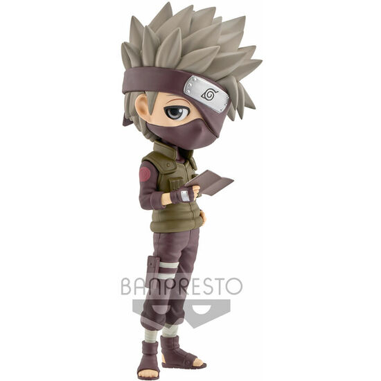 FIGURA HATAKE KAKASHI VER. B NARUTO SHIPPUDEN Q POSKET 15CM image 0